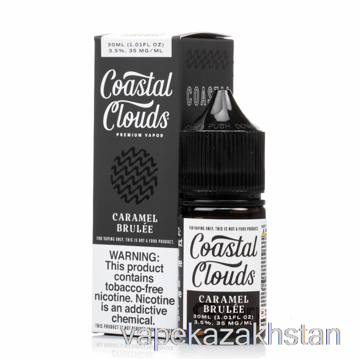 Vape Smoke Caramel Brulee SALT - Coastal Clouds Co. - 30mL 35mg